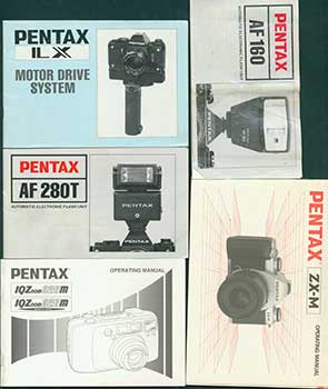 Item #19-5563 Pentax manuals for the ZX-M, the IQ Zoom 928M, the AF 160 and AF 280T Automatic...