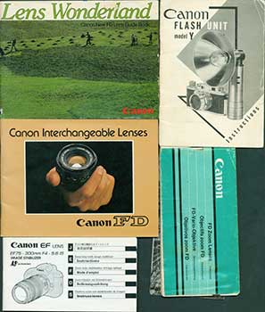 Canon - Instruction Manuals for the Canon Flash Unit Model Y, Fd Zoom Lenses, Ef Lens (Ef75-300mm F4 - 5. 6 Is + Image Stabilizer), and Fd Interchangeable Lenses + Lens Wonderland: Canon New Fd Lens Guide Book