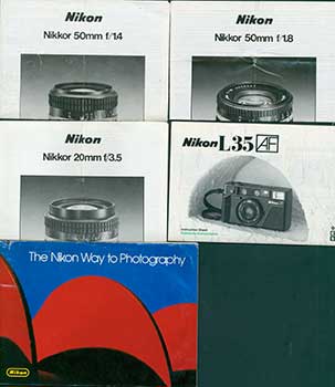 Item #19-5835 Nikon Camera manuals for the Nikkor 20mm f/3.5, Nikkor 50mm f/1.8, Nikkor 50mm...