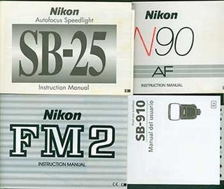 Item #19-5852 Nikon instruction manuals for Autofocus Speedlight SB-25 (English), Nikon N90 AF...