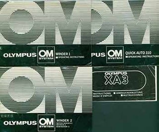 Item #19-5853 Olympus OM System instruction manuals for Quick Auto 310, Winder 1, Winder 2, and...