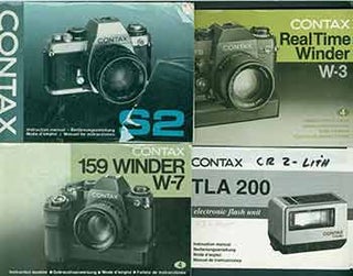 Item #19-5855 Instruction manuals for Contax Real Time Winder W-3, Contax S2, Contax TLA 200...