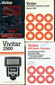 Item #19-5890 Vivitar owner’s manuals for the Model 292, 285 Zoom Thyristor, 2500, and 550 FD...