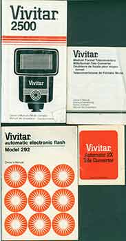 Item #19-5912 Vivitar owners manuals for the Vivitar 2500 Flash, Vivitar automatic flash 292,...