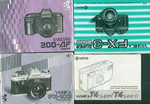 Item #19-5939 Instruction manuals for Kyocera 200-AF, Yashica FX-103, Yashica T4 super / T4 Super...