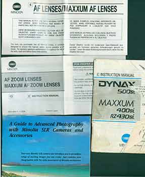 Item #19-5954 Minolta manuals for AF Zoom lenses Maxxum AF Zoom lenses, AF lenses/Maxxum AF...