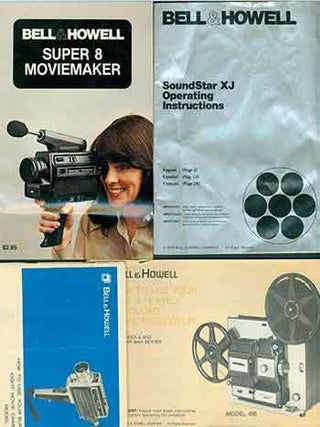 Item #19-5955 Bell & Howell instruction manuals for SoundStar XJ, Super Eight Movie Camera Model...