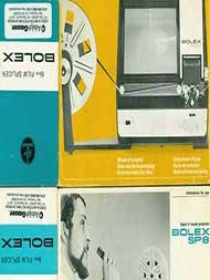 Item #19-5958 Bolex instruction manuals for 16mm Film Splicer, 8mm Film Splicer, SP8 Super 8...