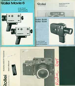 Item #19-5959 Rollei instruction manuals for Rolleiflex 6003 Professional, Rollei SL83 SL84,...