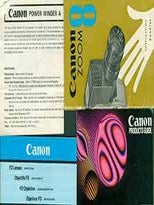 Item #19-5962 Canon instruction manuals for FD lenses, Power Winder A, Canon Zoom 8, and Canon...