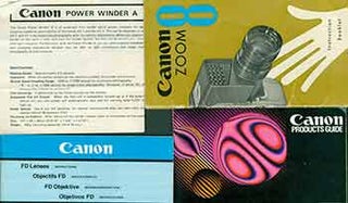 Item #19-5962 Canon instruction manuals for FD lenses, Power Winder A, Canon Zoom 8, and Canon...