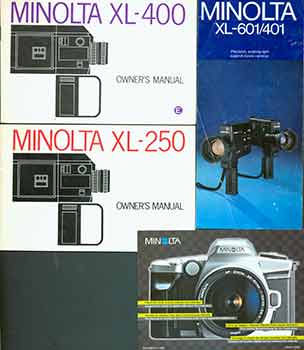 Item #19-5977 Minolta Camera manuals for the XL-400, XL-250, XL-601/401, and DimAge Scan Dual III...