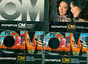 Item #19-5983 Olympus instruction manuals for the OM System Flashphoto Group, OM System Manual...