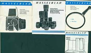 Item #19-6001 Hasselblad instructions for Hasselblad cut film adapter, Hasselblad lenses,...