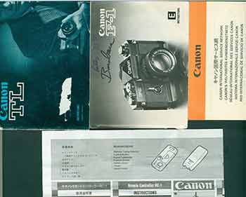 Canon Inc (Tokyo) - Canon Instruction Manual for Canon F-1, Canon Tl, Canon Remote Controller Rc-1, and Canon International Service Network Guide