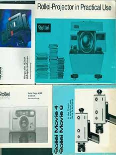 Item #19-6009 Rollei instruction manuals for Rollei Movie 4 Movie 6, Rollei-Projector in...