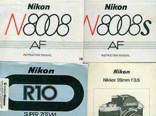 Item #19-6016 Nikon instruction manuals for Nikkor 28mm f/3.5, Nikon N8008 AF, Nikon N8008s AF,...