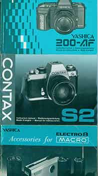 Item #19-6018 Instruction manuals for Contax S2, Yashica 200-AF, Yashica accessories for Electro8...