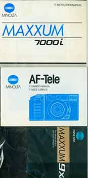 Item #19-6019 Minolta Instruction manuals for Maxum 9xi, AF Tele, Maxxum 7000i. Minolta Camera...