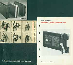 Polaroid - Polaroid Instruction Manuals for Land Pack Film Camera Backs, Sx-70 Land Camera, Automatic 100 Land Camera, Polaroid 4 X 5 Land Film Holder #545