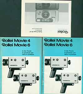 Item #19-6034 Rollei instruction manuals for Rollei Prego AF, Rollei Movie 4 / Rollei Movie 6....