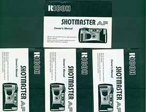 Item #19-6037 Ricoh owner manuals for Shotmaster AF. Ricoh, Japan