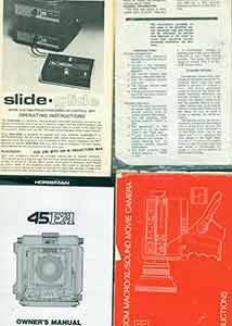 Item #19-6051 Instruction manuals for Trius Slide Glide (Mark IV-B Two-projector Dissolve Control...