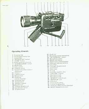 Item #19-6121 Bauer 709xl 715xl Super 8 Camera Manual. Bauer, Conneticut