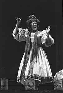 Item #19-6223 Black & White Photograph of Soprano Pamela South performing on stage. David Powers...
