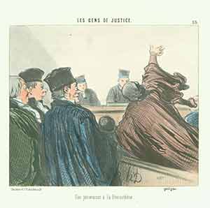 Daumier, Honor (1808-1879) - Une Peroraison a la Demosthene (an Oration Worthy of Demosthenes)