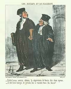 Daumier, Honor (1808-1879) - Enfin! Nous Avons Obtenu la Separation de Biens Des Deux Epoux... (at Last We Have Managed to Obtain a Partition of the Wife's and the Husband's Property... )