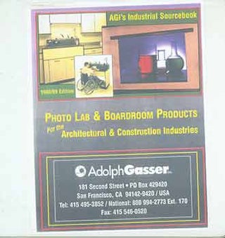 Item #19-6491 AGI Photolab & Boardroom Products Sourcebook. Adolph Gasser Photography, San Francisco