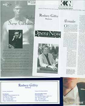 Item #19-6505 Dossier of Rodney Gilfry. San Francisco Opera Company