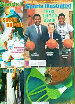 Item #19-6528 4 Sports Illustrated issues from 1984. Covers include John Thompson & Patrick Ewing, Gerry Faust, NFL, Mark Duper et al. Issues November 5, 12, 19, 26, 1984. Sports Illustrated.