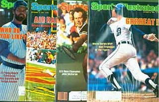 Item #19-6529 4 Sports Illustrated issues from 1984. Covers include John McEnroe, Rick Sutcliffe,...