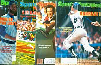 Item #19-6529 4 Sports Illustrated issues from 1984. Covers include John McEnroe, Rick Sutcliffe, Dwight Gooden, Alan Trammell, et al. Issues September 10, 17, 24, October 22, 1984. Sports Illustrated.