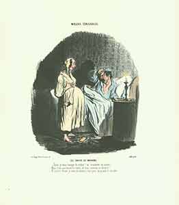 Item #19-6561 “Les envies de Madame: ‘Oscar je veux manger du melon (Whims of a wife: ‘Oscar, I want some melon)...!” from Moeurs Conjugales (Mores of Married Life) Series, 1839-1842. Plate No. 32. Honoré Daumier.