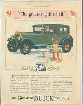 Item #19-6693 The Greatest Gift of All. The Greatest Buick Ever Built. Print Advertisement. General Motors, Detroit.