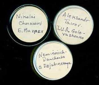 Item #19-6698 Three rolls of microfilm labeled Nikolai Cherkasov, Aleksandr Talrov, and...