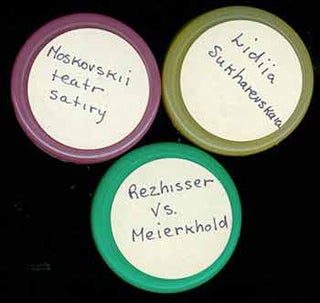 Item #19-6707 Three rolls of microfilm labeled Rezhisser Vs. Meierkhold, Moskovskii and Lidiia...