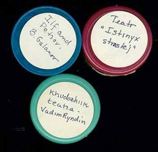 Item #19-6710 Three rolls of microfilm labeled Ilf and Petrov B. Galanov, Khudozhiik Teatra -...