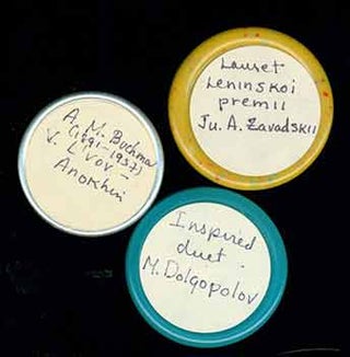 Item #19-6711 Three rolls of microfilm labeled Lauset Leninskoi Premii Ju. A. Zavodskii, A. M....