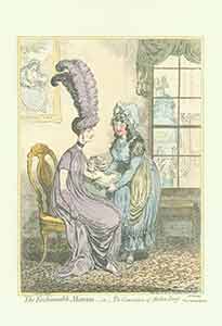 Item #19-6769 The Fashionable Mama, or The Convenience of Modern Drefs. James Gillray, fecit