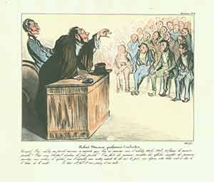 Daumier, Honor (1808-1879) - [Robert Macaire Professeur D'Industrie]... Vous Achetez Un Produit... ([Robert Macaire Teacher of Business Methods]... You Buy a Process... )