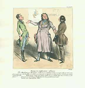 Item #19-6789 “Bureau de remplacements militaires (Military Replacement Office)...” from Caricaturana: Robert Macaire Series, 1836-1838. Plate No. 28. Honoré Daumier.
