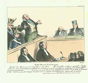 Item #19-6791 “Robert Macaire Devant ses Juges (Robert Macaire Before his Judges)...” from...