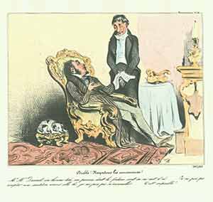 Daumier, Honor (1808-1879) - Diable! Respectons Les Convenances! Je Ne Puis Pas Accepter Une Invitation Comme Celle-la (Confound It! We Must Respect Common Decency! I Cannot Accept Such an Invitation)... 
