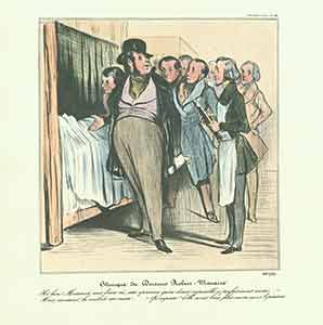 Daumier, Honor (1808-1879) - Clinique Du Docteur Robert Macaire (Doctor Robert Macaire's Clinic)... 