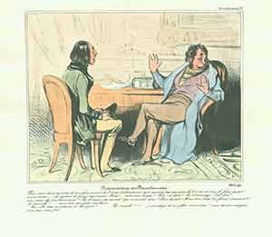 Daumier, Honor (1808-1879) - Preparateur Au Baccalaureat (Preparing Pupils for the Baccalaureat)... 