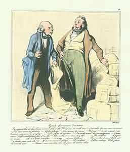 Item #19-6822 “Grand placement d’actions (Great disposal of shares)...” from Caricaturana: Robert Macaire Series, 1836-1838. Plate No. 68. Honoré Daumier.